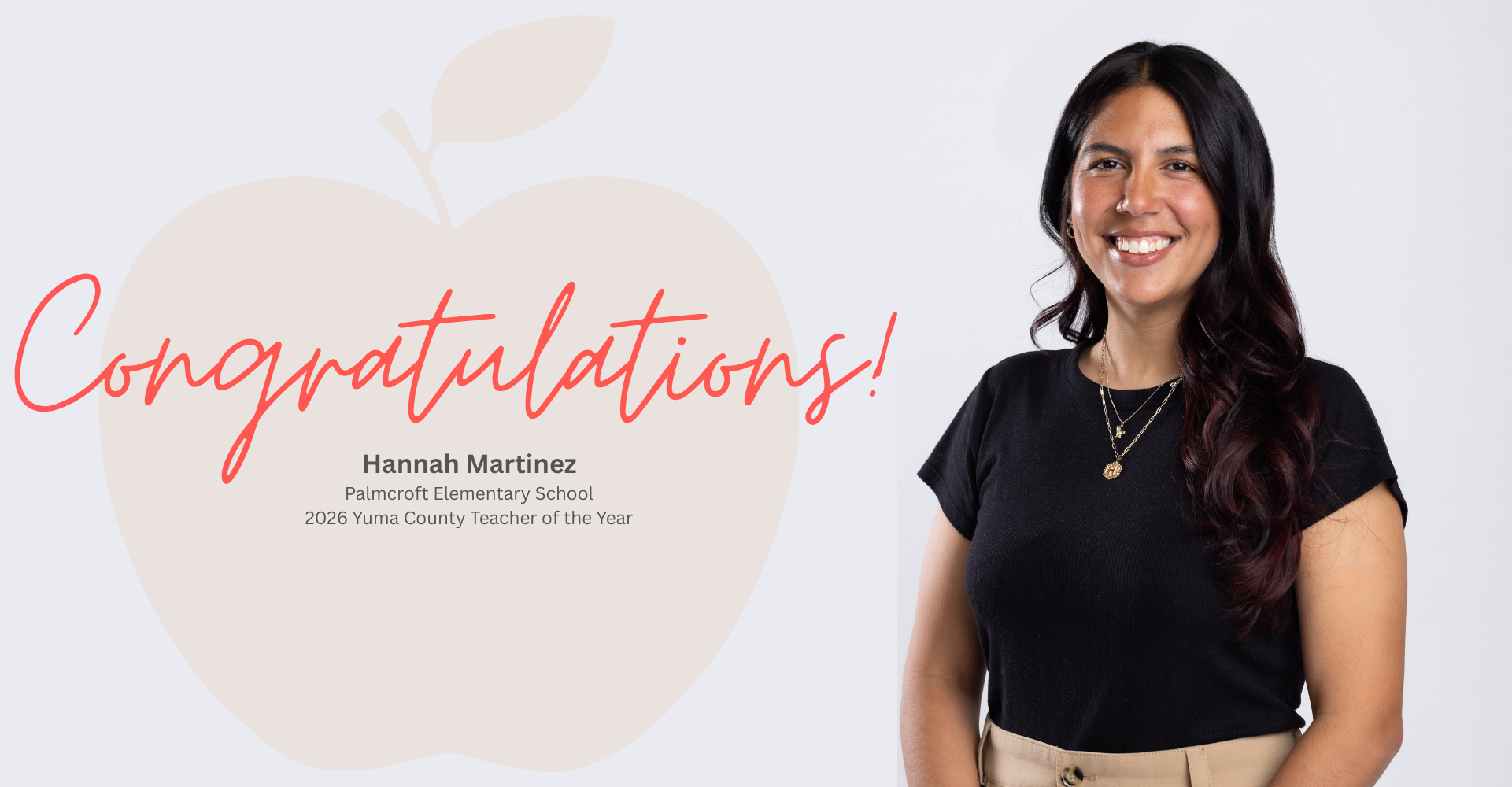 Hannah Martinez: 2026 Yuma County Teacher of the Year